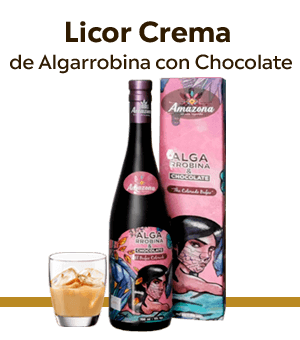 Licor Premium Crema de Algarrobina con Chocolate y Pisco Peruano