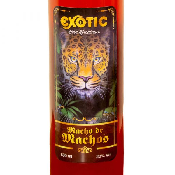 Licor Afrodisiaco Macho de Machos Botella de 500ml Marca Exotic